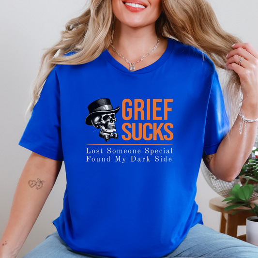 Lost Someone Special Found My Dark Side Sarcastic Grief and Loss T-Shirt