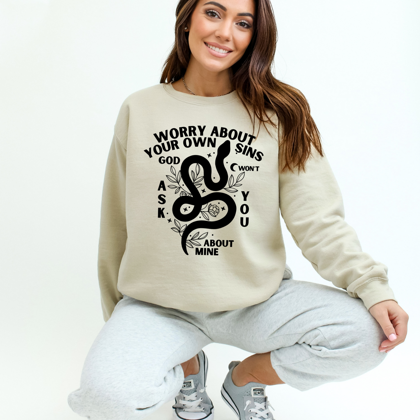 Worry About Your Own Sins Sweatshirt