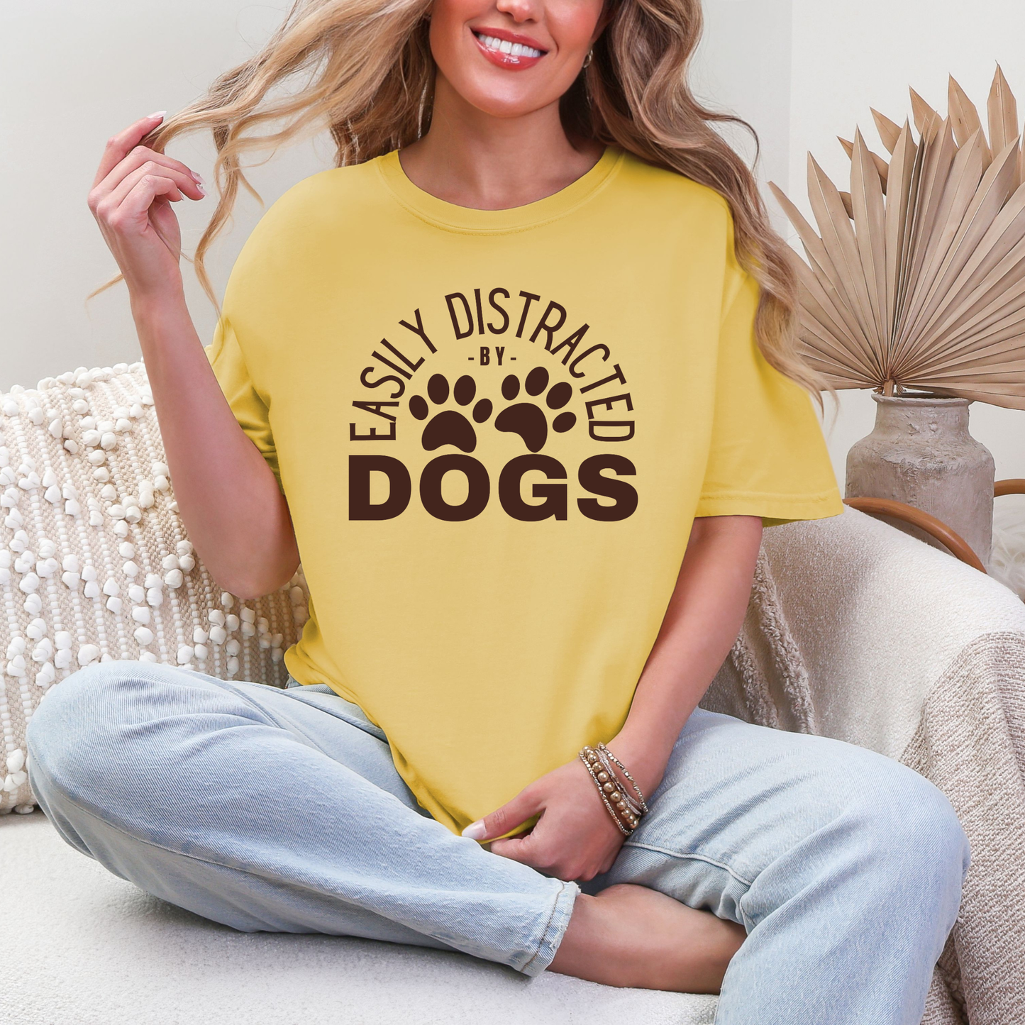 Easily Distracted by Dogs Comfort Colors T-Shirt