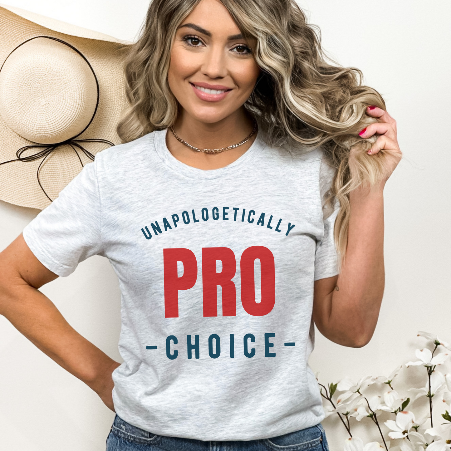 Unapologetically Pro Choice Athletic T-Shirt