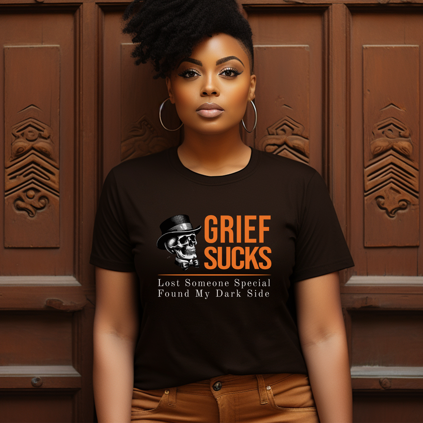 Lost Someone Special Found My Dark Side Sarcastic Grief and Loss T-Shirt