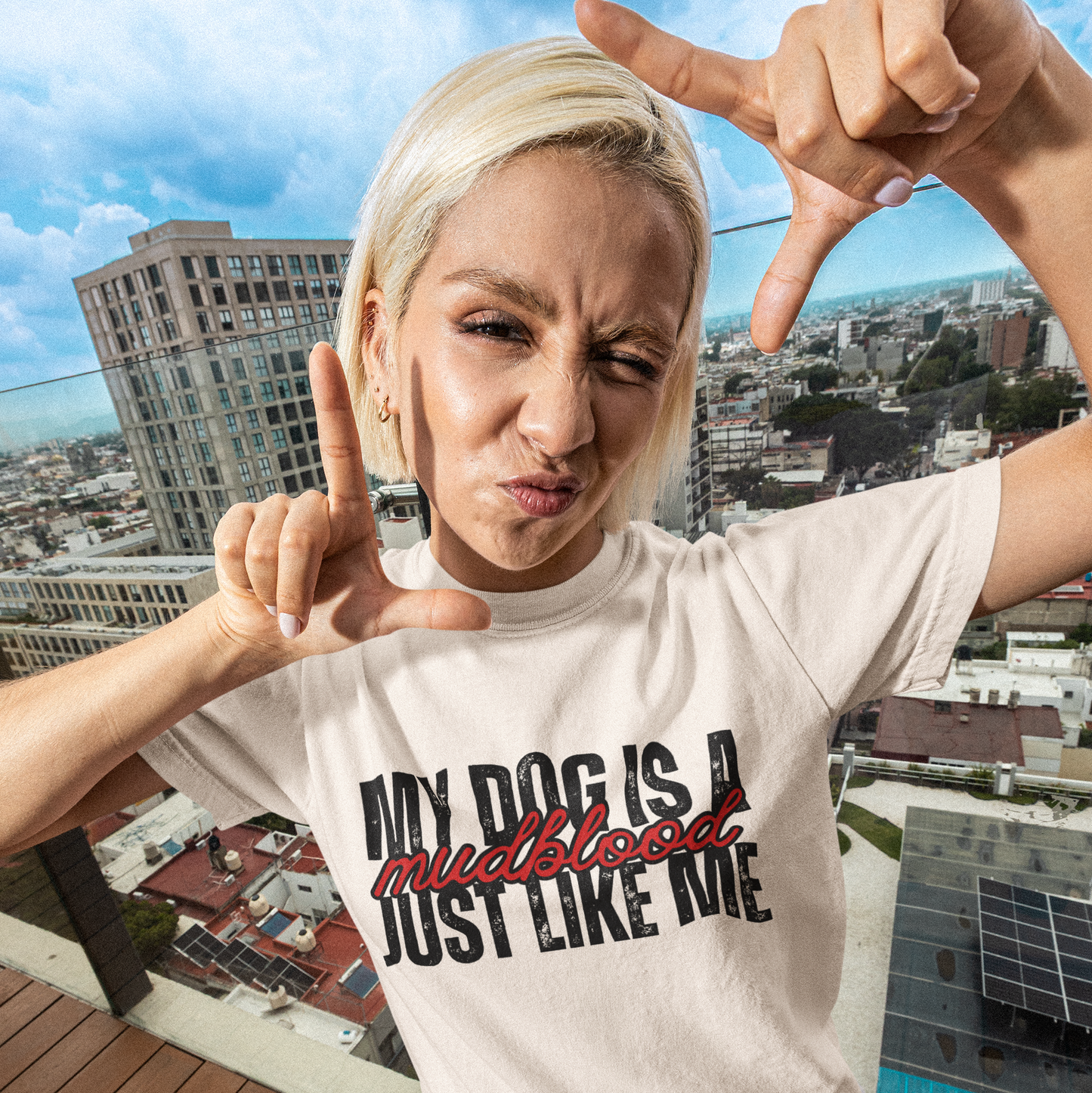 My Dog Is A Mudblood Just Like Me T-Shirt — Funny Dog Lover Tee