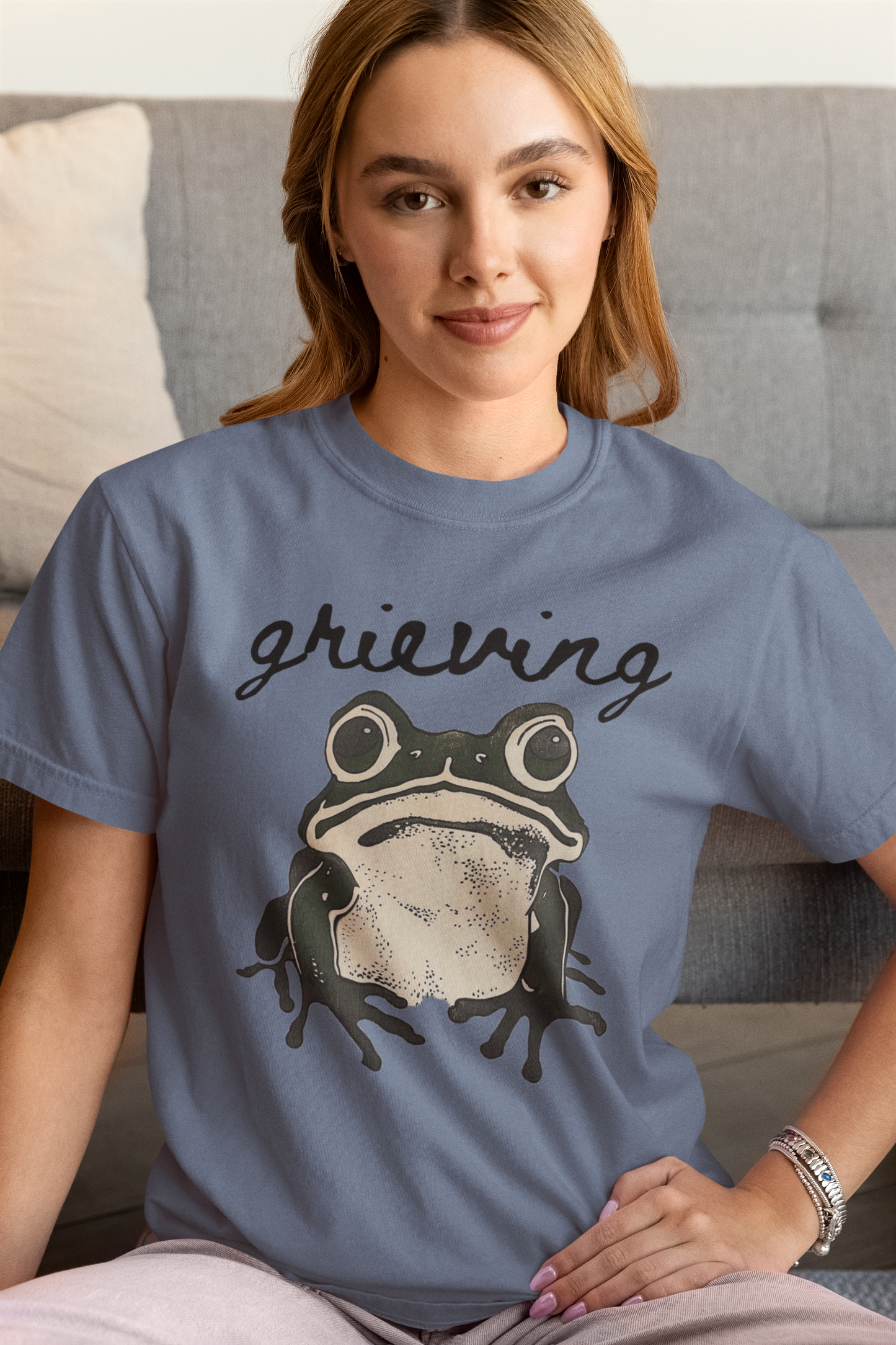Grieving Frog Sympathy Gift T-Shirt