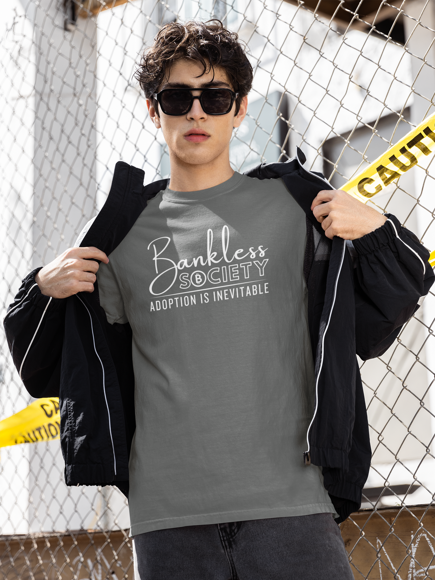 Bankless Society, Adoption is Inevitable Crypto T-Shirt