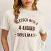 Blessed with a 4-Legged Soulmate Comfort Colors Tee