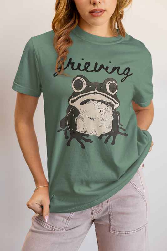 Grieving Frog Sympathy Gift T-Shirt