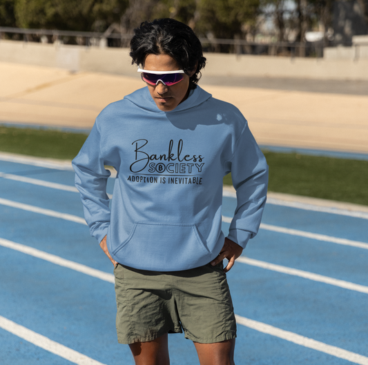 Bankless Society, Adoption is Inevitable Crypto Gildan Hooded Sweatshirt