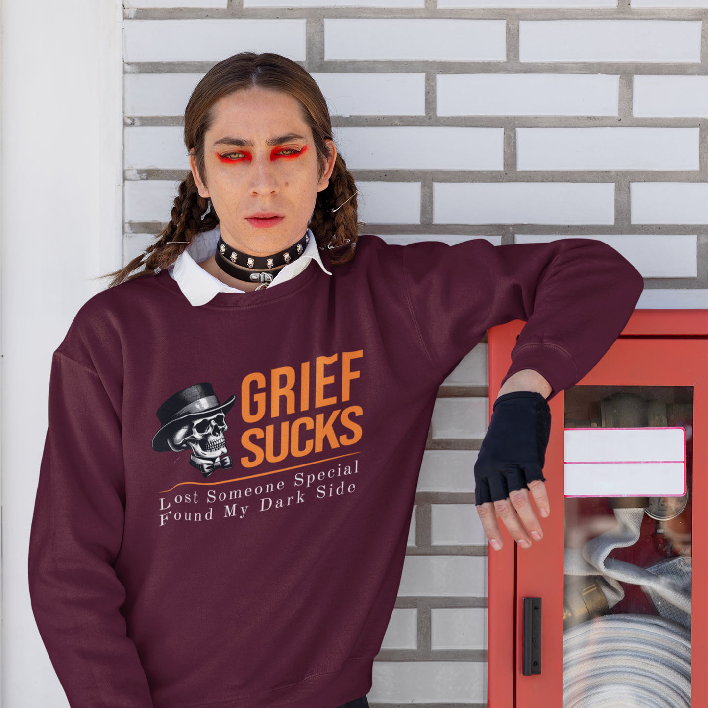 Lost Someone Special Found My Dark Side Grief Sweatshirt