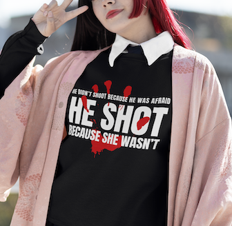 ICE Shooting MN Sweatshirt He Didn't Shoot Because He Was Afraid. He Shot Because She Wasn't. Graphic
