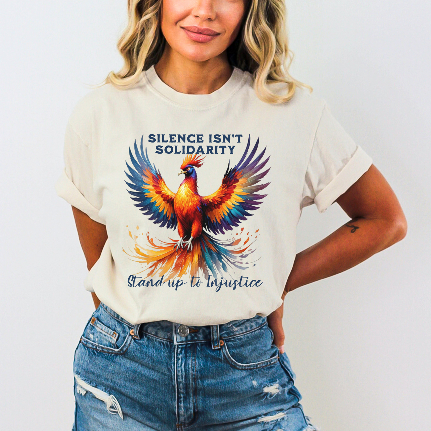 Social Justice Activism Phoenix Graphic T-Shirt