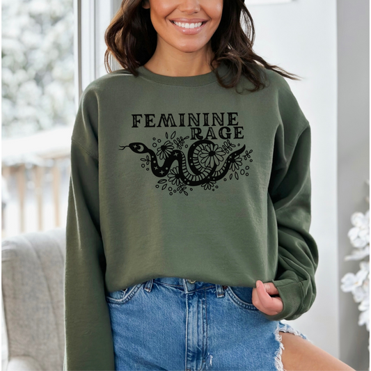 Feminine Rage Crewneck Sweatshirt