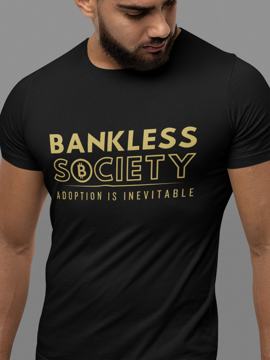 Bankless Society. Adoption is Inevitable Block Bella Canvas T-Shirt