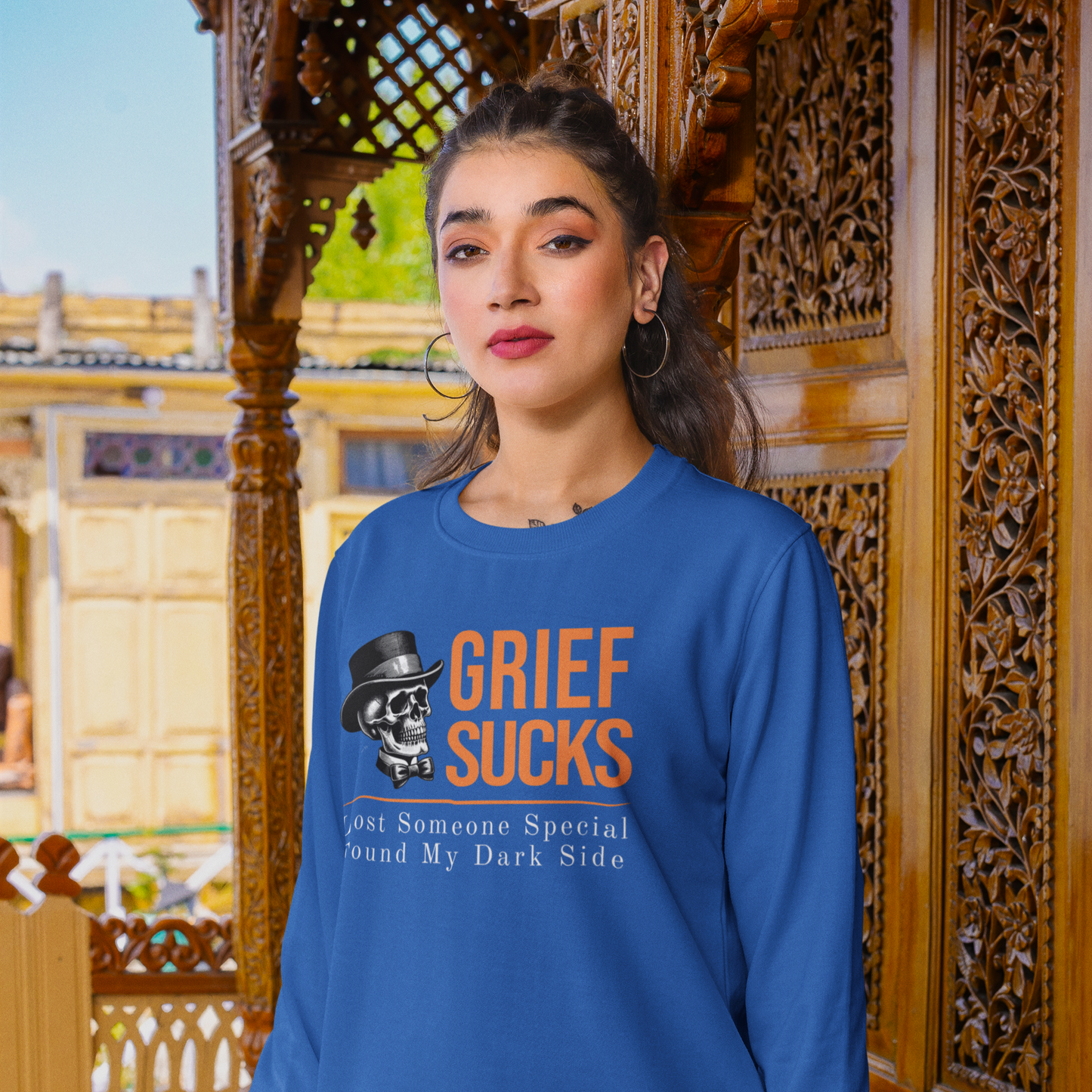Lost Someone Special Found My Dark Side Grief Sweatshirt