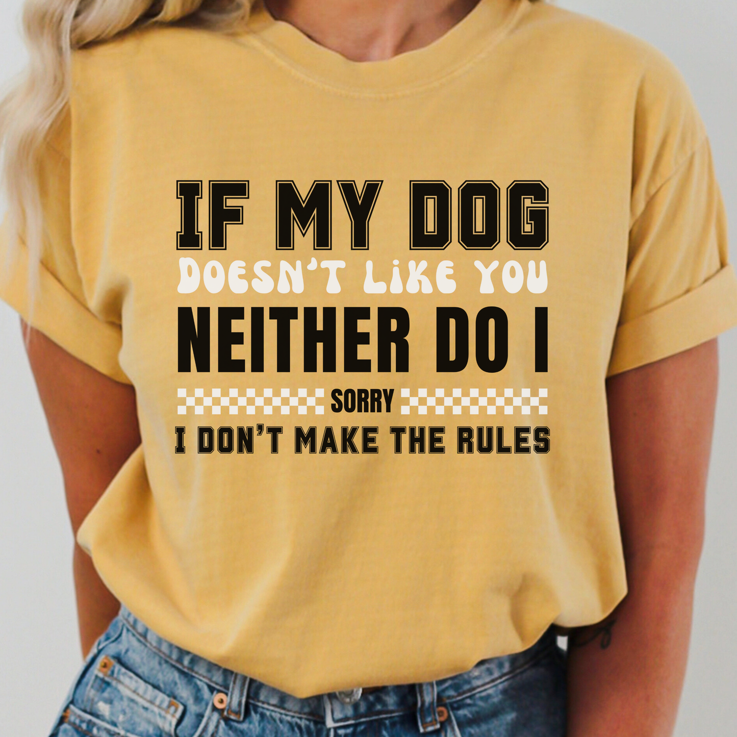 If My Dog Doesn't Like You Dog Lover Graphic T-Shirt