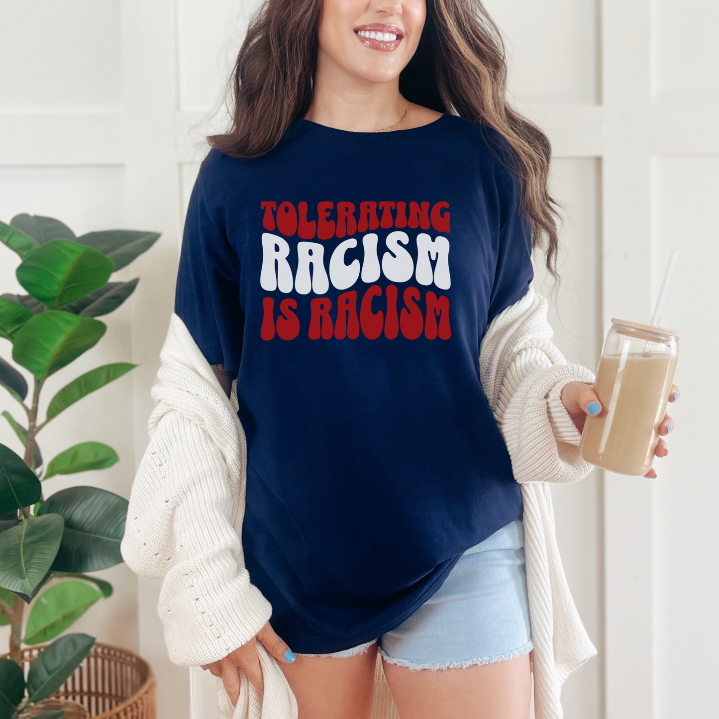 Tolerating Racism is Racism Bella Canvas T-Shirt