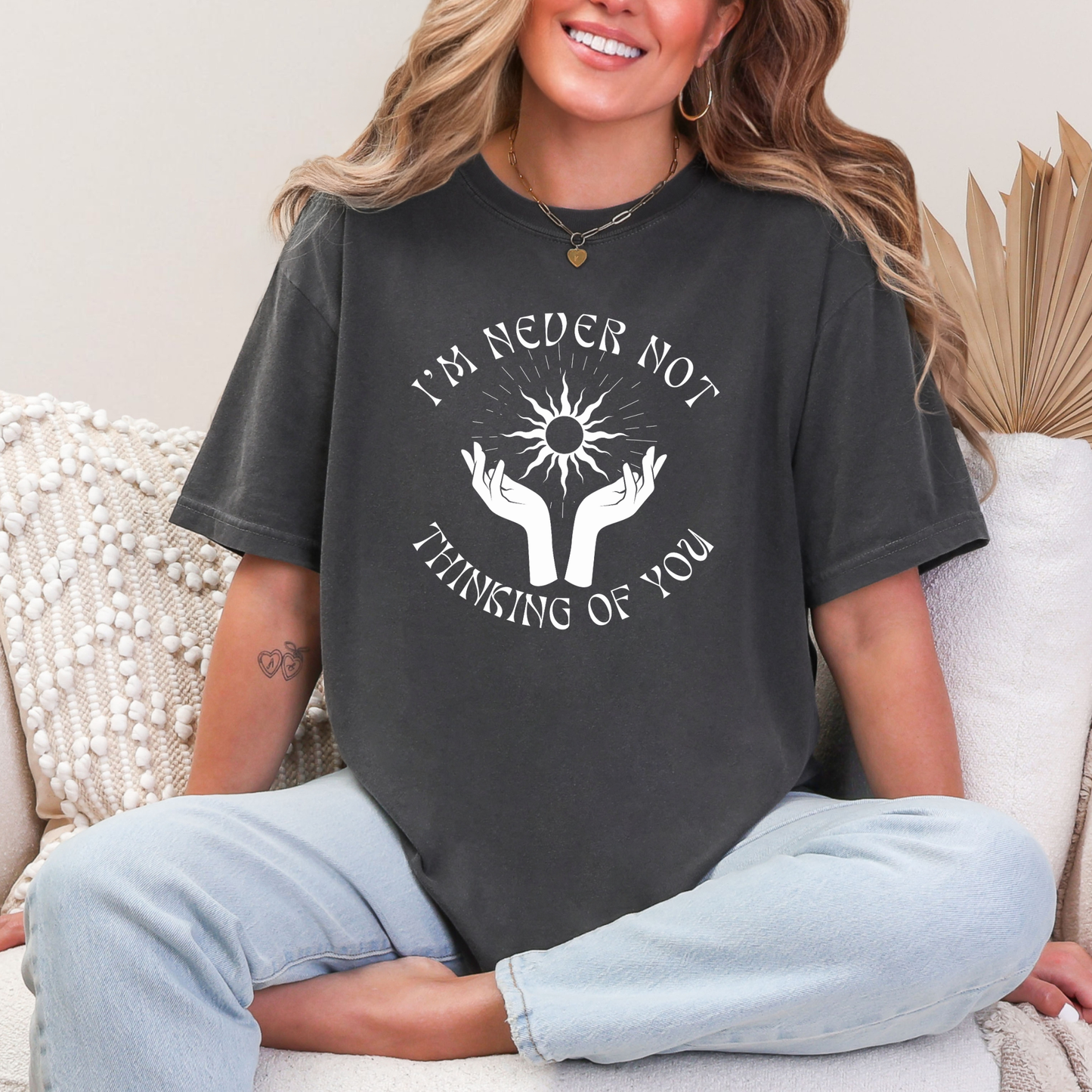 I’m Never Not Thinking of You Mystic-Themed Grief T-Shirt