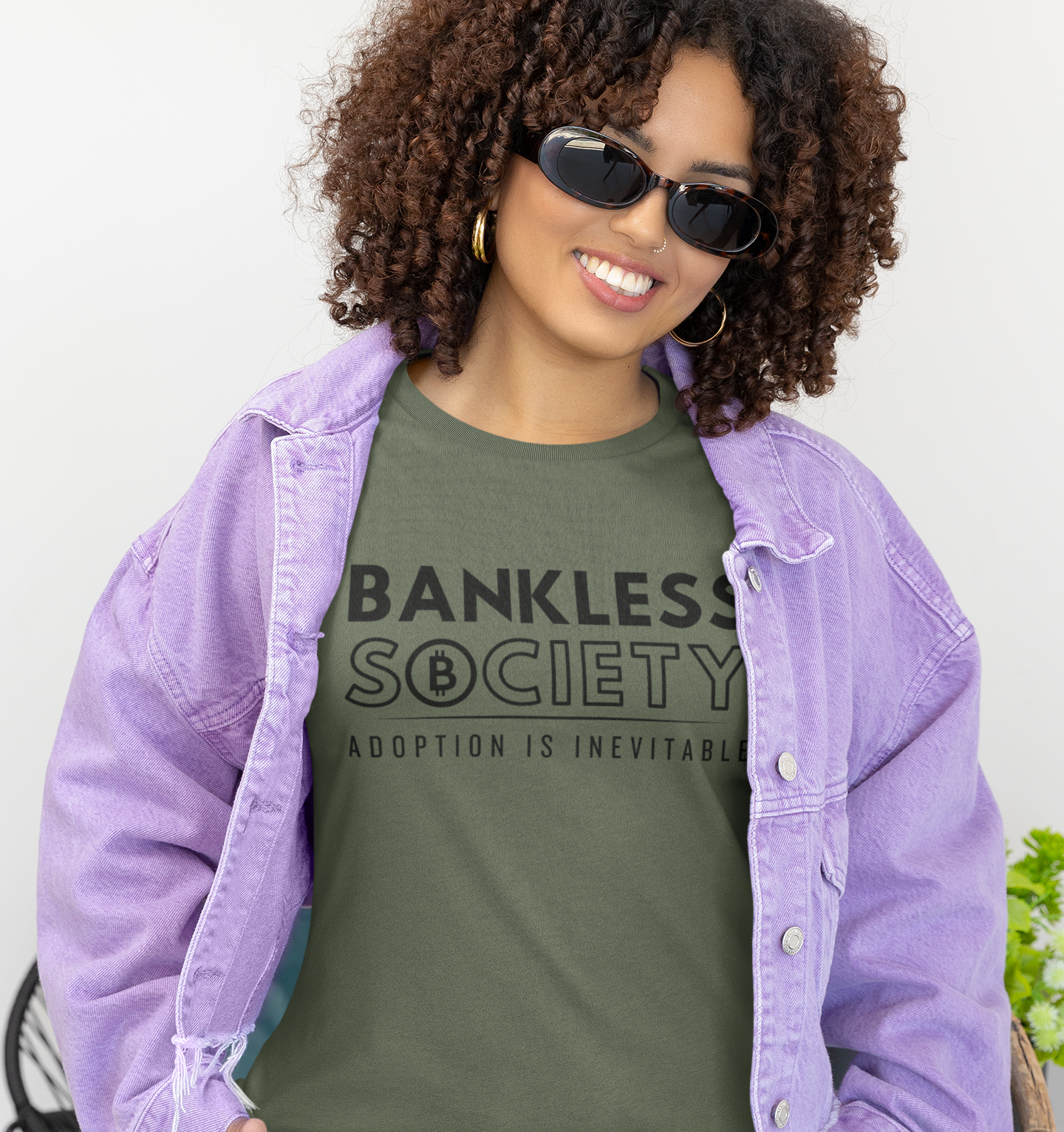 Bankless Society. Adoption is Inevitable Block Bella Canvas T-Shirt