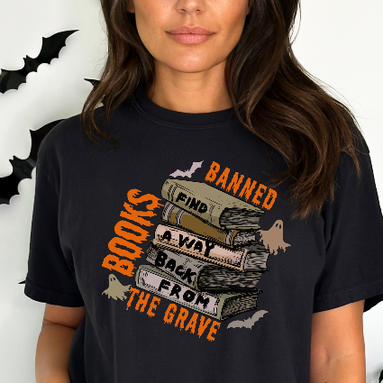 Banned Books Find a Way Back From the Grave Comfort Colors T-Shirt
