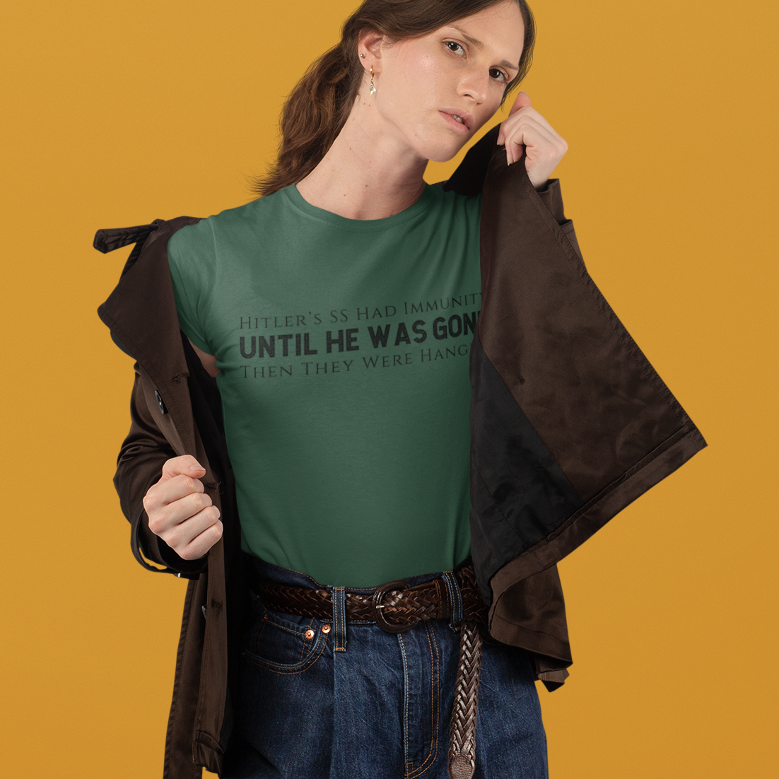 Hitler's SS had Immunity Until He Was Gone T-Shirt Protest Trump's ICE Tee