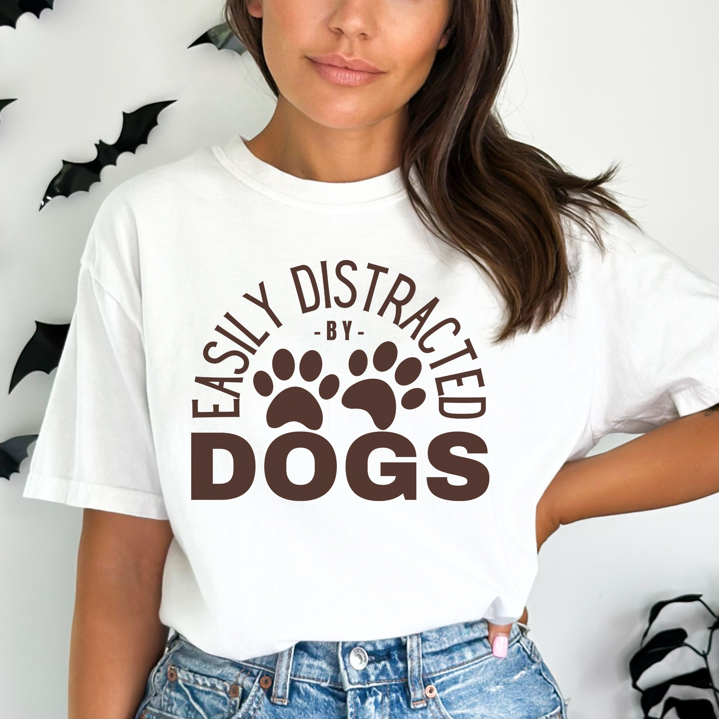 Easily Distracted by Dogs Comfort Colors T-Shirt