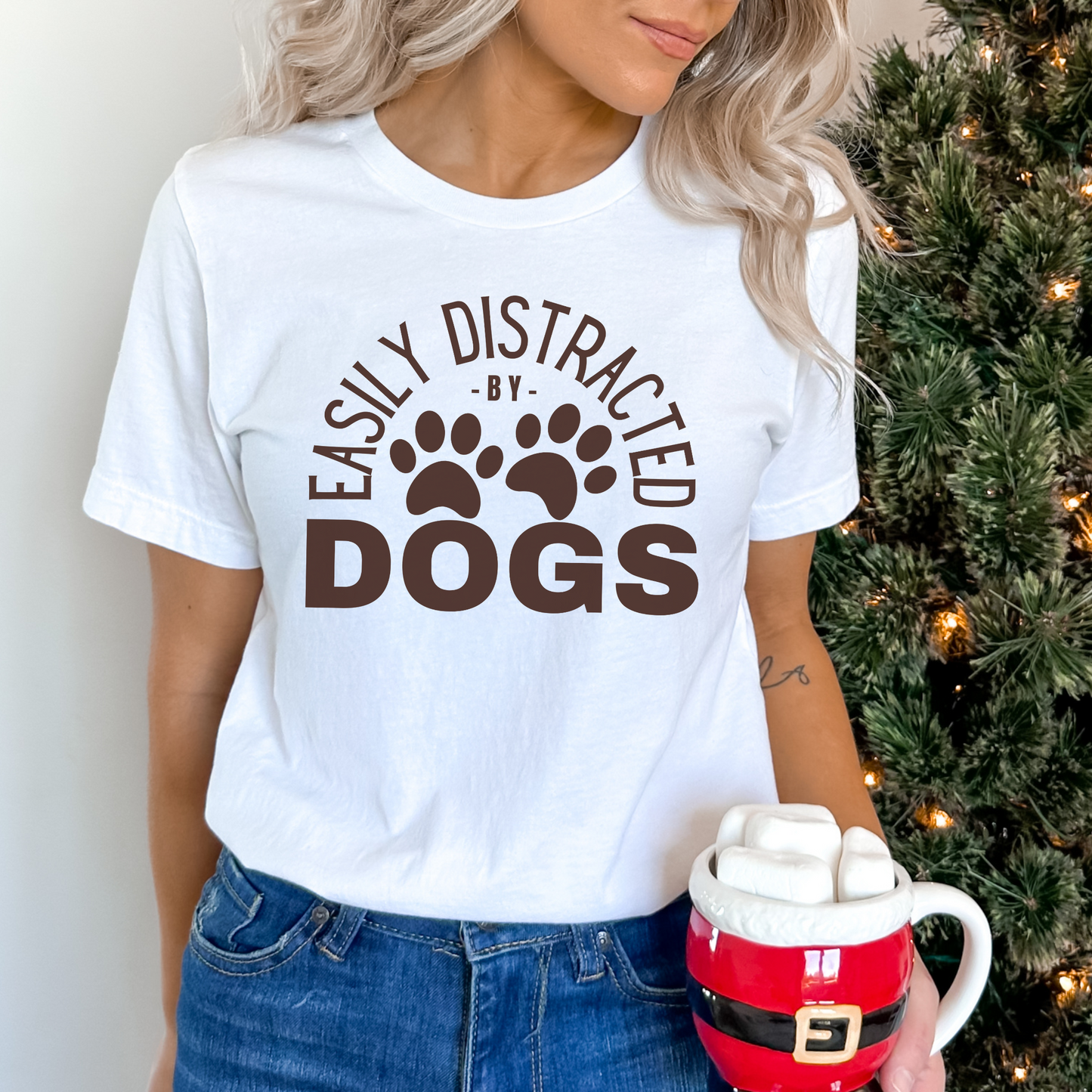 Easily Distracted by Dogs T-Shirt