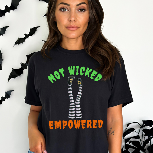 Not Wicked, Empowered Halloween Women's Rights T-Shirt